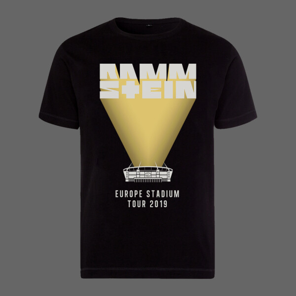 Rammstein T Shirt Europe Stadium Tour 2019 gold Rammstein Shop