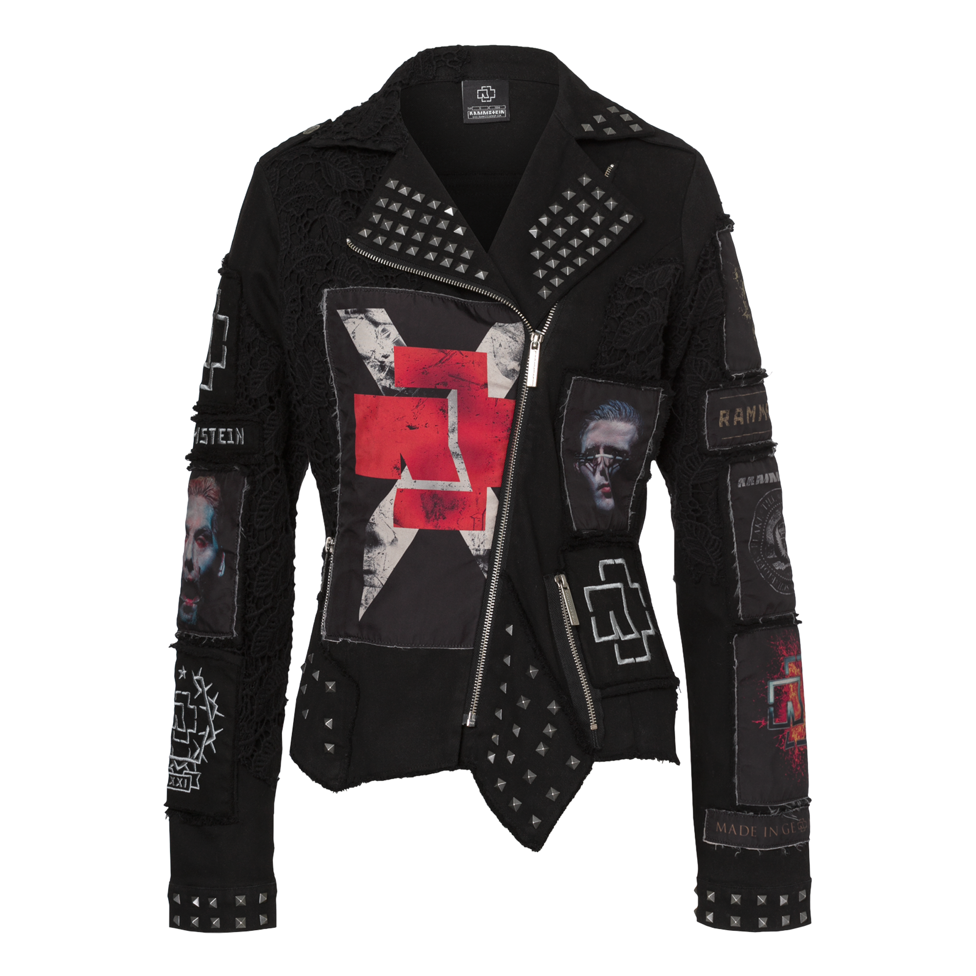 Women's jacket ”Metal Patches” Rammstein-Shop