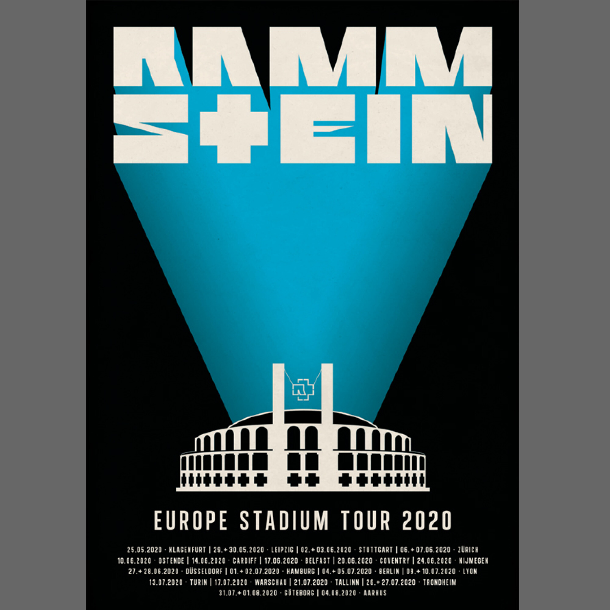 Interpretive Vær venlig At sige sandheden Poster ”Europe Stadium Tour 2020” | RammsteinShop