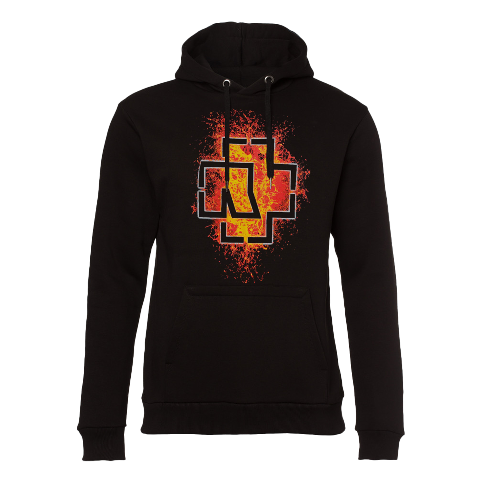 Mens Hoodies Rammstein Hoodie Hoodie ”Lava Logo” Rammstein-Shop