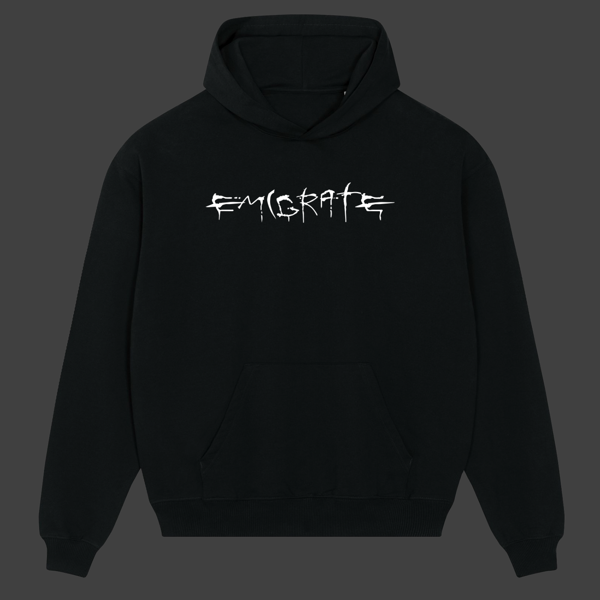 ☆D-Drew☆ G-rap Emigrate Hoodie ”Deconstructed” | Rammstein-Shop