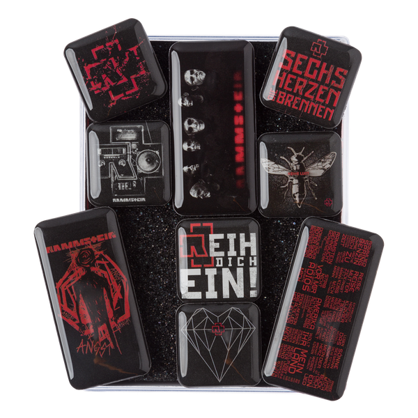 Magnet set ”Rot” | Rammstein-Shop