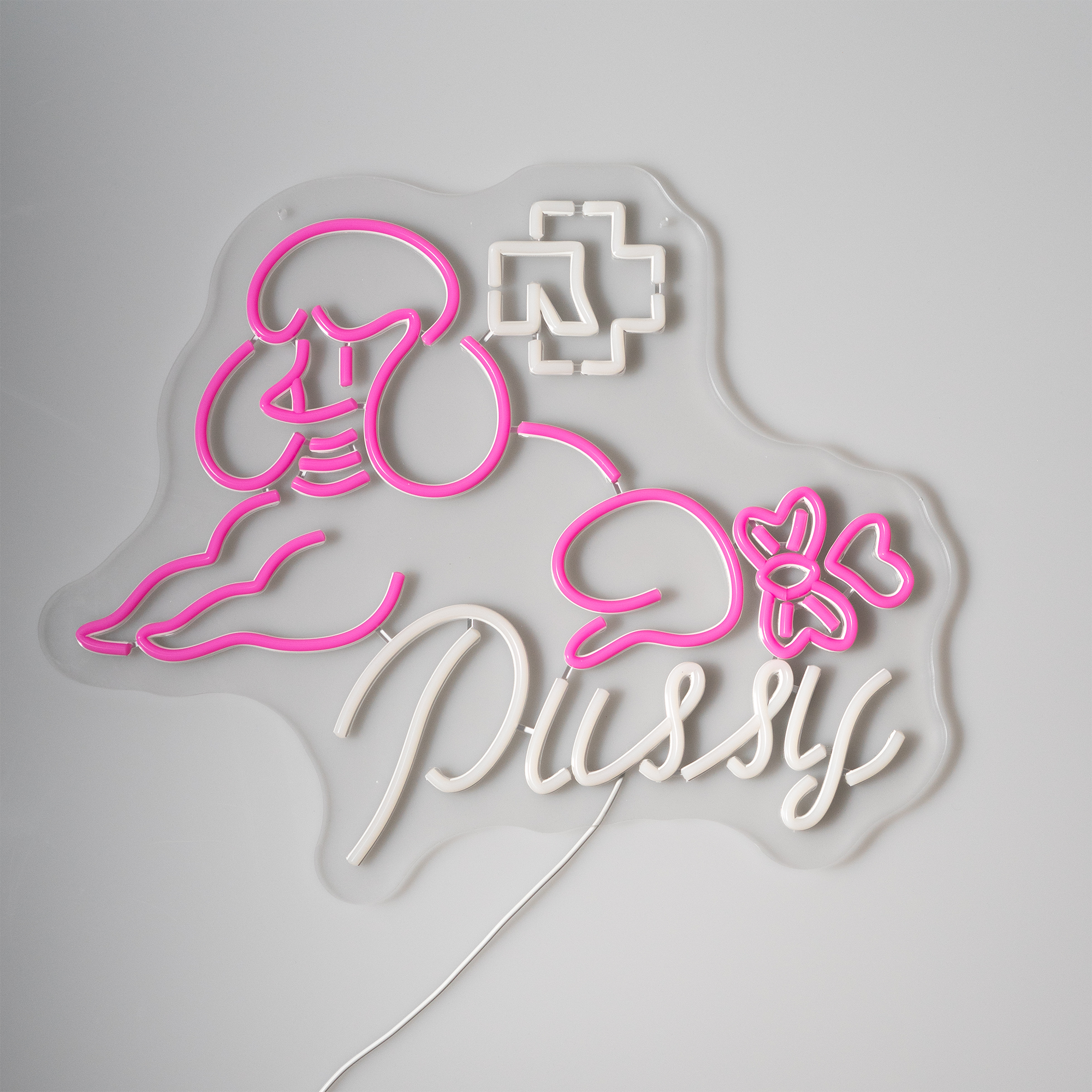 Neon sign ”Pussy” | Rammstein-Shop