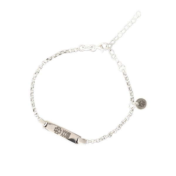 Silver bracelet ”XXXIII” | Rammstein-Shop