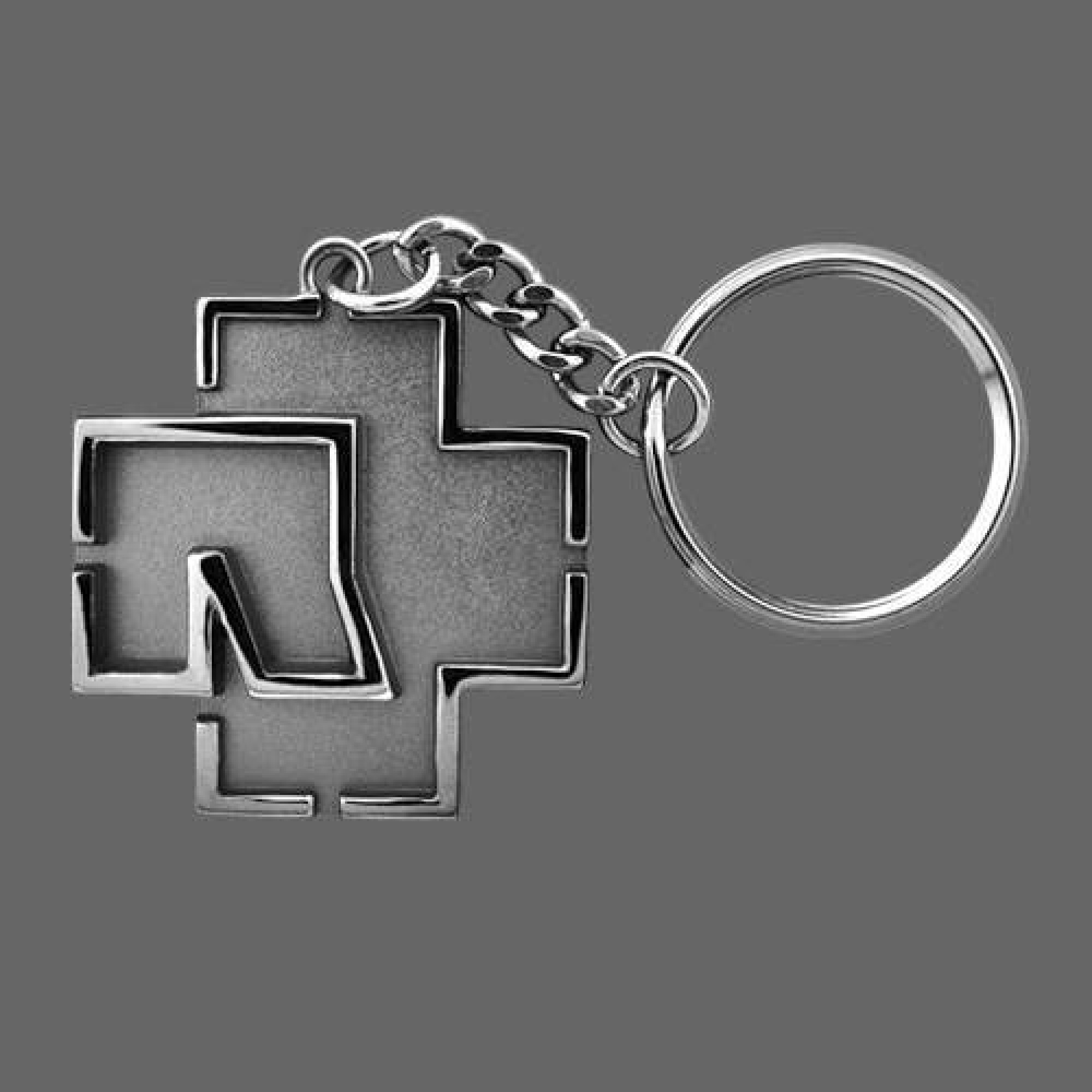 Porte-clés Rammstein Logo Schlüsselanhänger - gris - TU