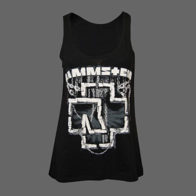 Rammstein Aufnäher Logo 7,5 x 7,5cm schwarz, Offizielles Band Merchandise  : : Fashion