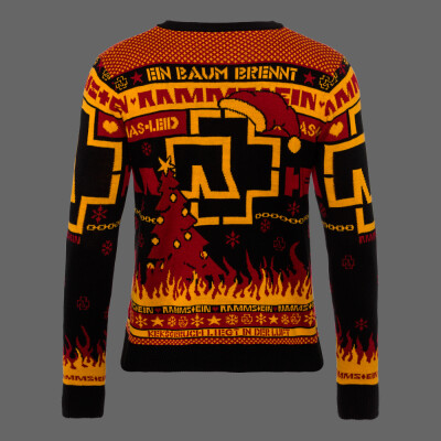 red holiday sweater