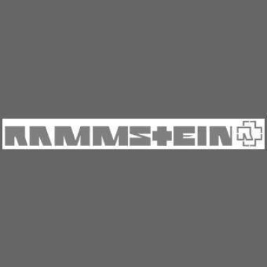 Чашка стеклянная Rammstein logo