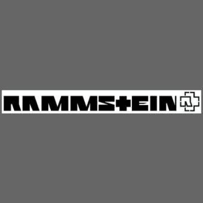 Autoaufkleber “Rammstein + Logo”