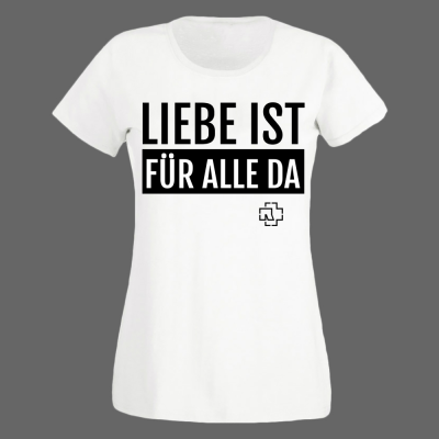 Rammstein Frauen T Shirt Liebe Ist Fur Alle Da Rammsteinshop