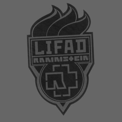 Rammstein Flagge Lava Logo 2009 Fahne