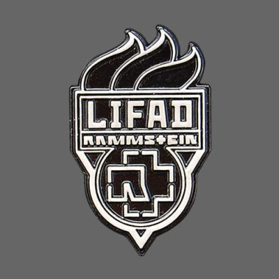 Rammstein LIFAD Embroidered Patch – Red Zone