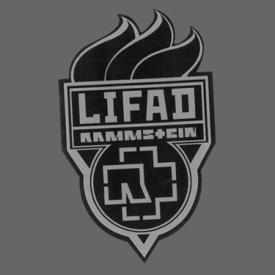 Autoaufkleber “Rammstein + Logo”